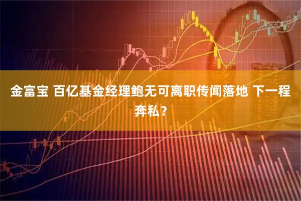 金富宝 百亿基金经理鲍无可离职传闻落地 下一程奔私？