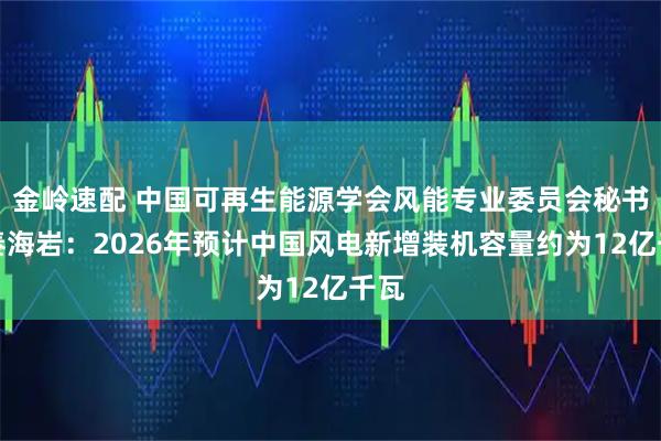 金岭速配 中国可再生能源学会风能专业委员会秘书长秦海岩：2026年预计中国风电新增装机容量约为12亿千瓦